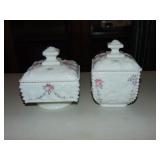 (2) Westmorland? Glass Candy Dishes W/Lids