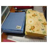 (2) Stacks Of Quality Super Clean Quilting Fabric