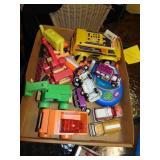 Flat Of Vintage Tootsie Toys, Playskool, Plus