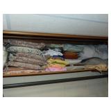 Entire Shelf Of Linens & Chair Pads