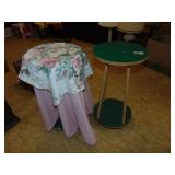 (2) Small Round Side Stands