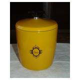 Metal West Bend? Harvest Gold Grease Cannister
