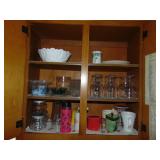 Cabinet Full Of Everyday Dishes & Containers