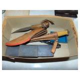 Box Of Fillet Knives, Nessmuk Style, Plus