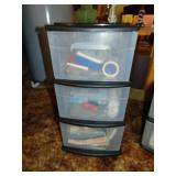 Homez Plastic Organizer Full Of Misc.