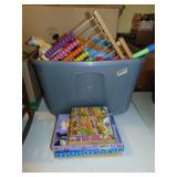 Tote full Of Games, Toys, Puzzles
