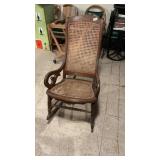 Antique Walnut ? Lincoln Style Rocker