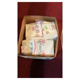 Box Full Of Vintage Lace & Needlework Linens