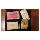 Aladdin Art Deco Era Smoke Case W/Cig Tip In Box