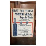 1938 Rock Hill Paris IL. Advertising Poster