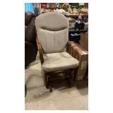 Solid Bottom Oak Glider Type Rocker