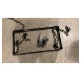 Metal Hanging Kitchen Pan Organizer W/Hooks