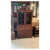 Vintage Mahogany China Hutch