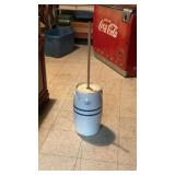 Blue Banded #5 Crock Butter Churn