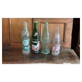 (4) Vintage Soda Bottles