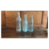 (3) Vintage Beverage Bottles