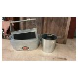 Large Lot Of Galvanized Decor