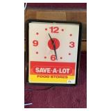 Save-A-Lot Food Stores Light Up Advertising Clock