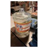 Large Glass Planters Peanut Counter Jar