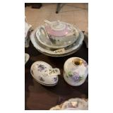 Vintage Sweet Violets Teaware Pieces