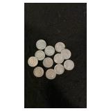 (12) Roosevelt Silver Dimes