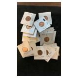 Collection Of Pennies Most In AU Condition