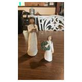 (2) Willow Tree Angel Figurines