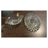 American Fostoria Torte Bowl & Serving Dish