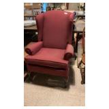 Queen Ann Wing Back Parlor Chair