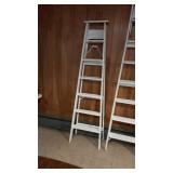 7 ft. Wood Painted Ladder