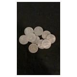 (10) Bicentennial Kennedy Half Dollars