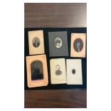 (5) 19th Century Tin Type Photos, Plus