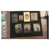 (6) 19th Century Tin Type Photos
