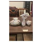 Vintage Sweet Violets Teaware Pieces