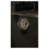 Sterling Ring w/ Semi-Precious Stone