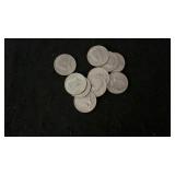 (10) Kennedy Bicentennial Half Dollars