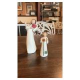 (2) Willow Tree Angel Figurines