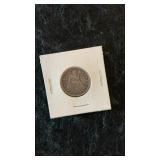 1853 Seated Liberty Silver Quarter