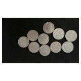(10) Ike Dollars Misc. Dates