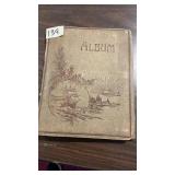 Antique Postcard Album W/Picture Postcards, Plus