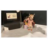 Cow Parade-Cocovia (Shopping Cow on Bench)