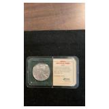 2002 Silver American Eagle Coin Uncirculated