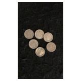 (6) Silver Roosevelt Dimes