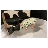 Cow Parade--Lucky Cow with Shamrocks