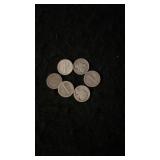 (6) Mercury Silver Dimes