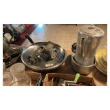 Lot Of Kitchen Misc. Including Revereware Skillet
