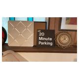 Office Boards, Sign & Vintage Wall Clock
