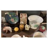 Large Lot Of Vintage Oriental & Ceramic Decor