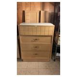 MCM Blond Dresser & Full Size Bed