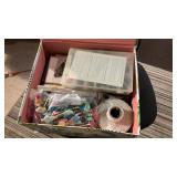 Box Full Of Sewing & Embroidery Supplies